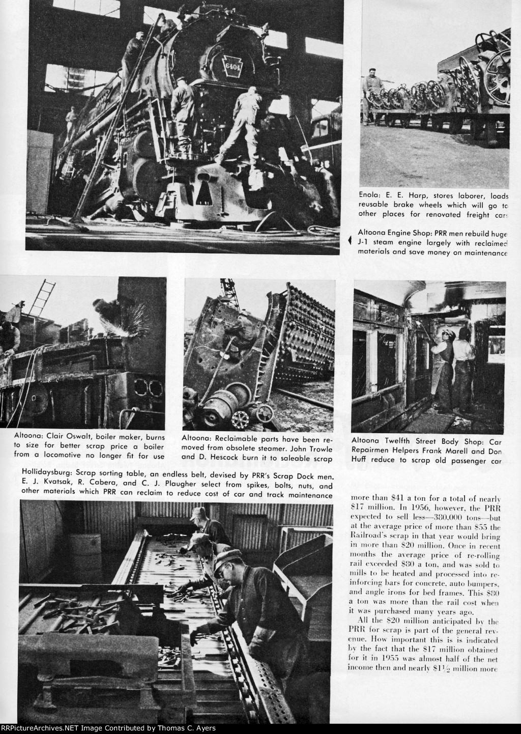 PRR "Scrap And Reclamation," Page 12, 1957